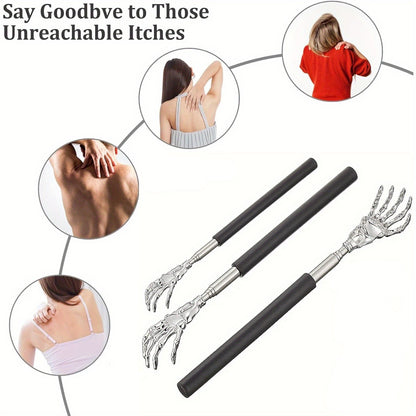 Extendable Back Scratcher Stainless Steel Telescoping Massager For Both Humans And Pets 3
