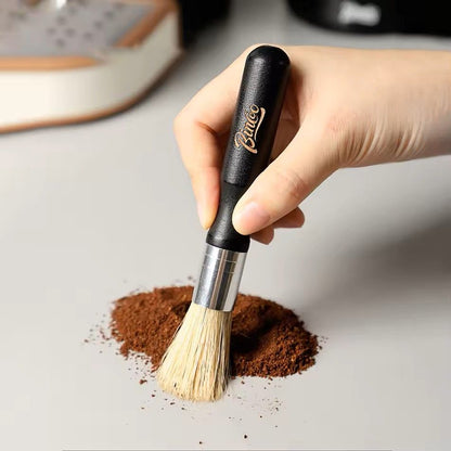 Vintage Coffee Grinder Cleaning Brush  Solid Wood Barista Tool For Espresso Machine  Coffee Grinder