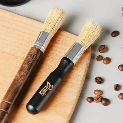 Vintage Coffee Grinder Cleaning Brush  Solid Wood Barista Tool For Espresso Machine  Coffee Grinder