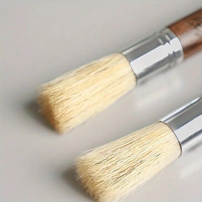Vintage Coffee Grinder Cleaning Brush  Solid Wood Barista Tool For Espresso Machine  Coffee Grinder