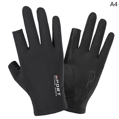 Outdoor UV Protection Touch Screen Sports Gloves  Thin Breathable Fishing  Motorcycle Riding Pair 9
