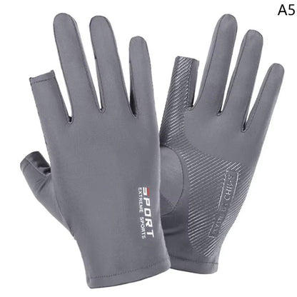 Outdoor UV Protection Touch Screen Sports Gloves  Thin Breathable Fishing  Motorcycle Riding Pair 10