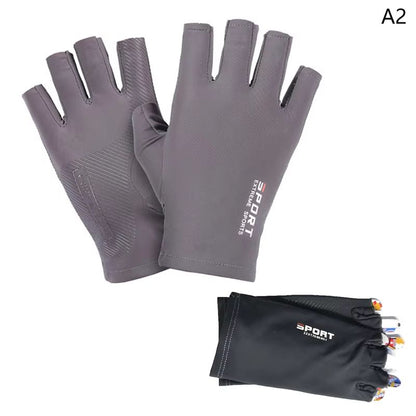 Outdoor UV Protection Touch Screen Sports Gloves  Thin Breathable Fishing  Motorcycle Riding Pair 11
