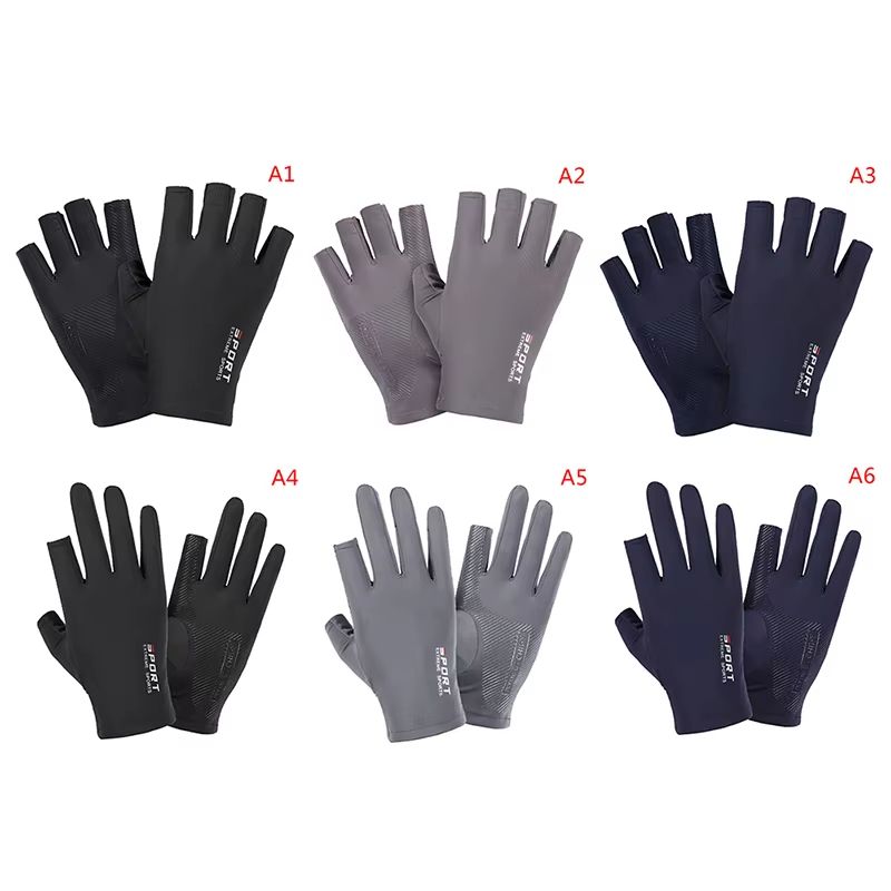 Outdoor UV Protection Touch Screen Sports Gloves  Thin Breathable Fishing  Motorcycle Riding Pair 5