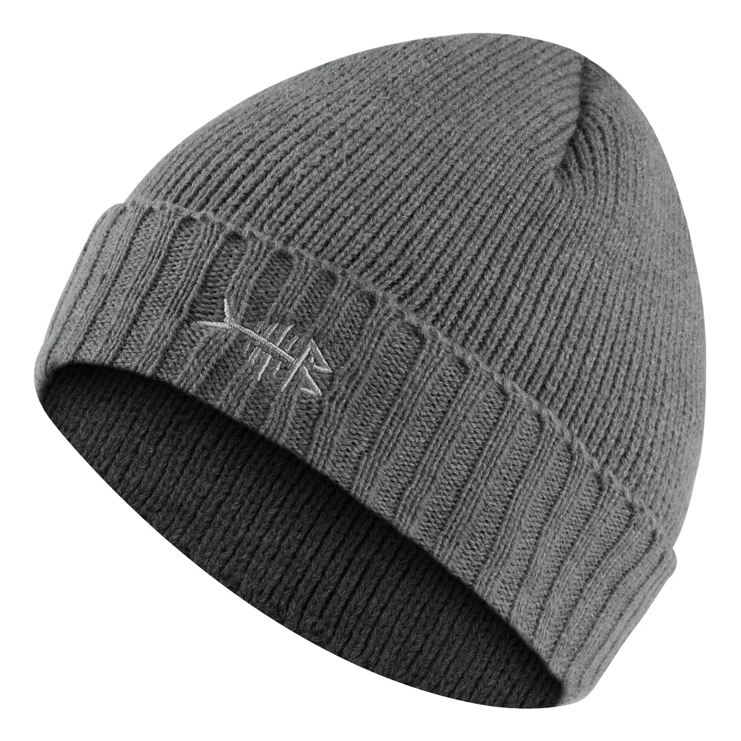 Winter Beanie Hats with Fleece Lining Thick Warm for Men Women Stretchy Fit Unisex Cuffed Knit Hat