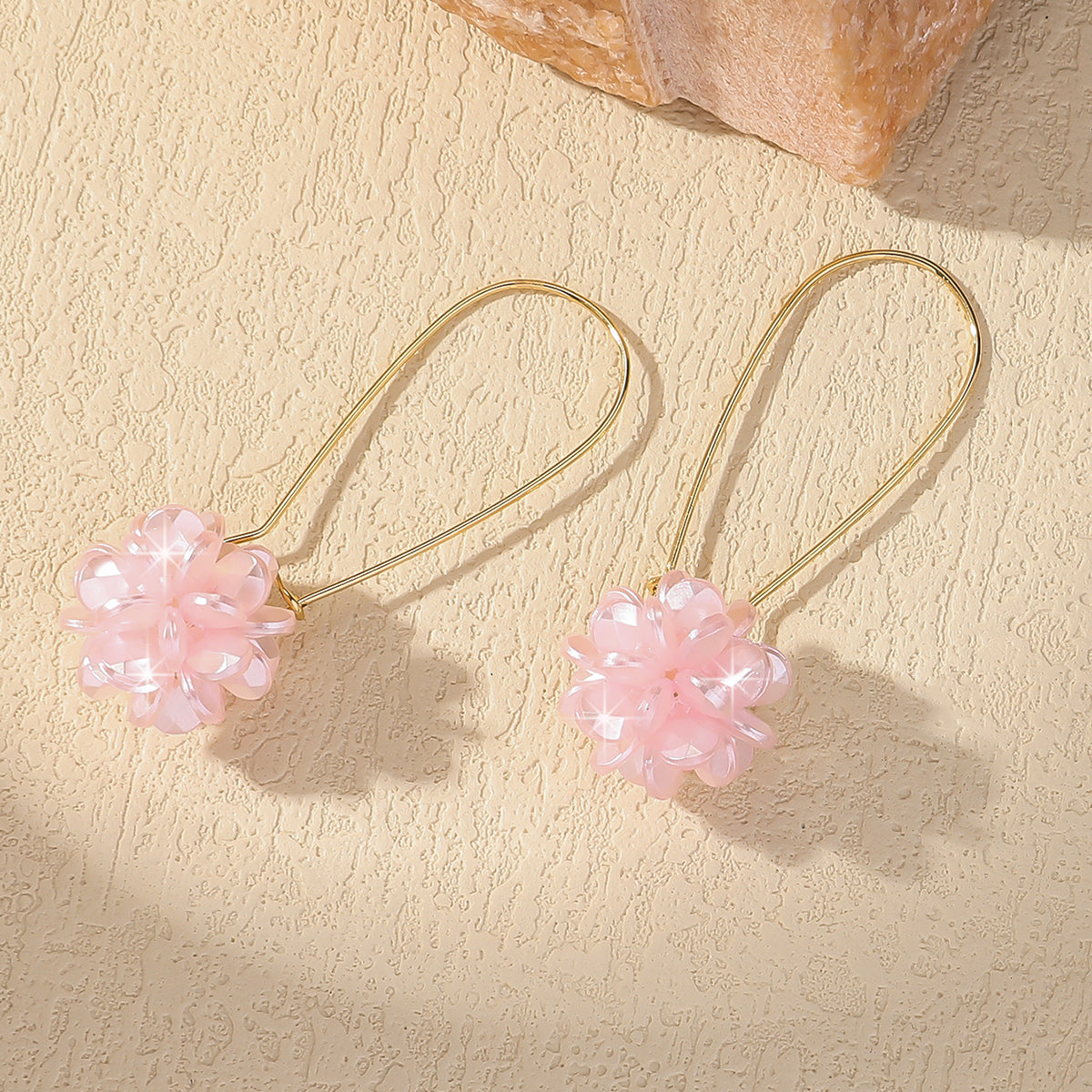 Pearl Petal Ball Earrings, DIY Women's Fashion Trend, Perfect for Outdoor Travel, Party, Holiday Gifts
