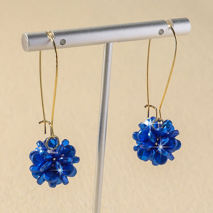Pearl Petal Ball Earrings, DIY Women's Fashion Trend, Perfect for Outdoor Travel, Party, Holiday Gifts