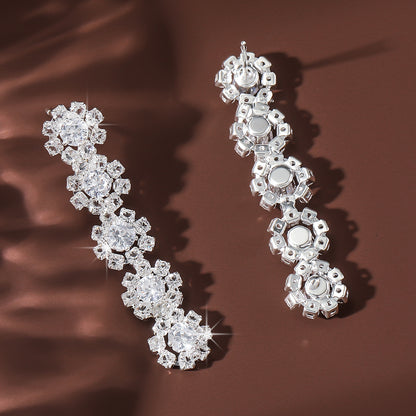 Pearl Petal Ball Earrings, DIY Women's Fashion Trend, Perfect for Outdoor Travel, Party, Holiday Gifts