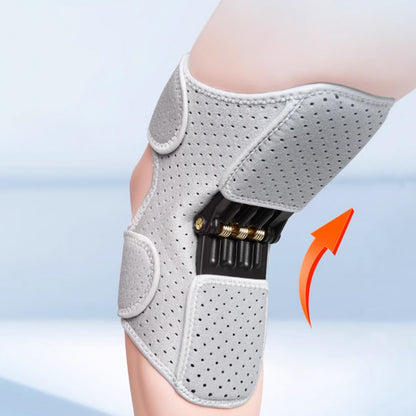 Adjustable Spring Stabilizer Knee Brace Powerful Rebound Springs Joint Support Non-Slip Breathable