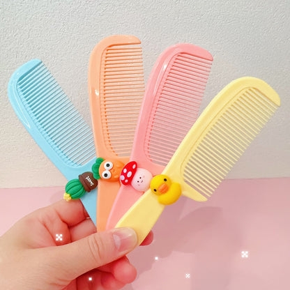 Portable Mini Hair Comb Cartoon For Kids Cute Girl Student Hair Care Professional Salon Comb For Bl 2