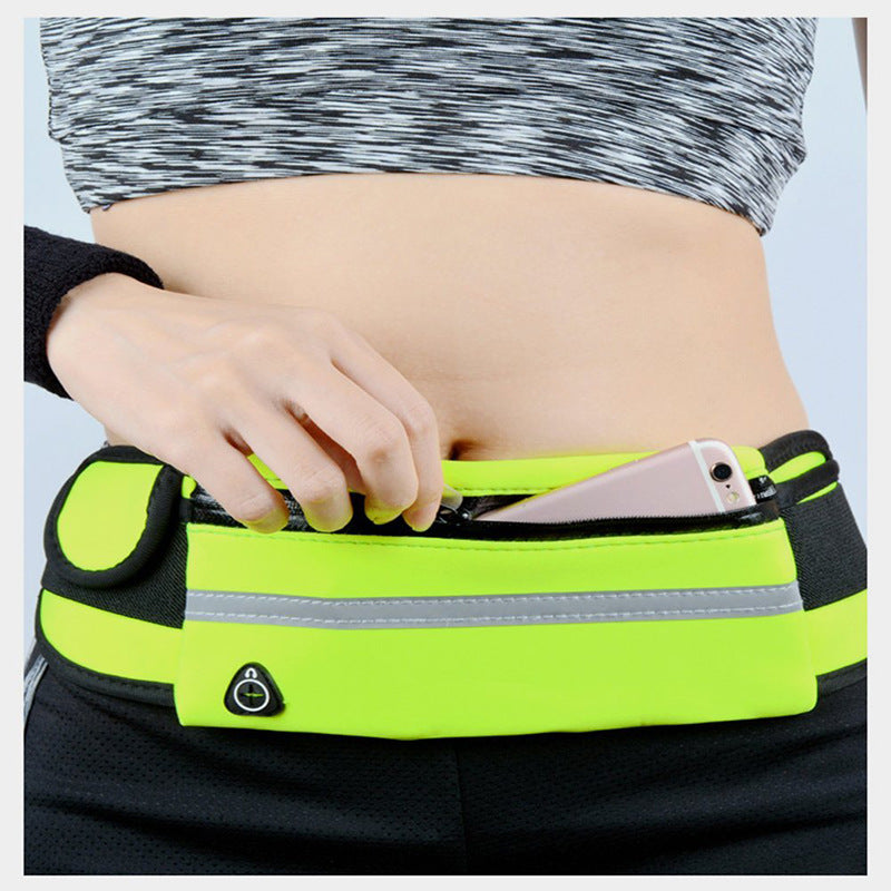 Fanny Pack Running Man Waist Bag, Colorful Waterproof Neoprene Design