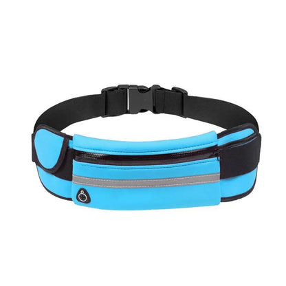 Fanny Pack Running Man Waist Bag, Colorful Waterproof Neoprene Design