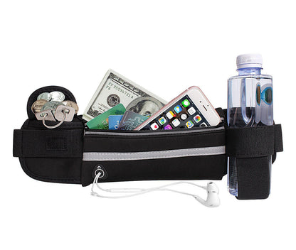 Fanny Pack Running Man Waist Bag, Colorful Waterproof Neoprene Design