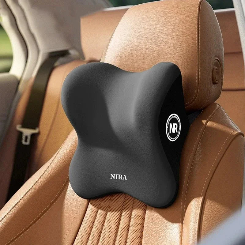 Memory Foam Car Neck Pillow Lumbar Cushion Back Support 5