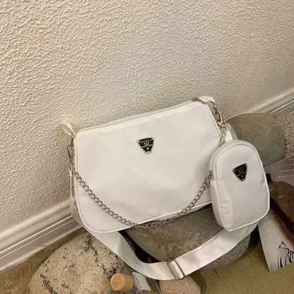 Fashionable Nylon Crossbody Bag For Women Casual Cross Body Bag Portable Underarm Bag For Students 3