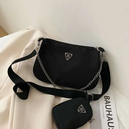 Fashionable Nylon Crossbody Bag For Women Casual Cross Body Bag Portable Underarm Bag For Students 4