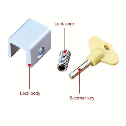 AdjustLock Sliding Door  Window Strap Security  ChildSafety Lock For Homes 3