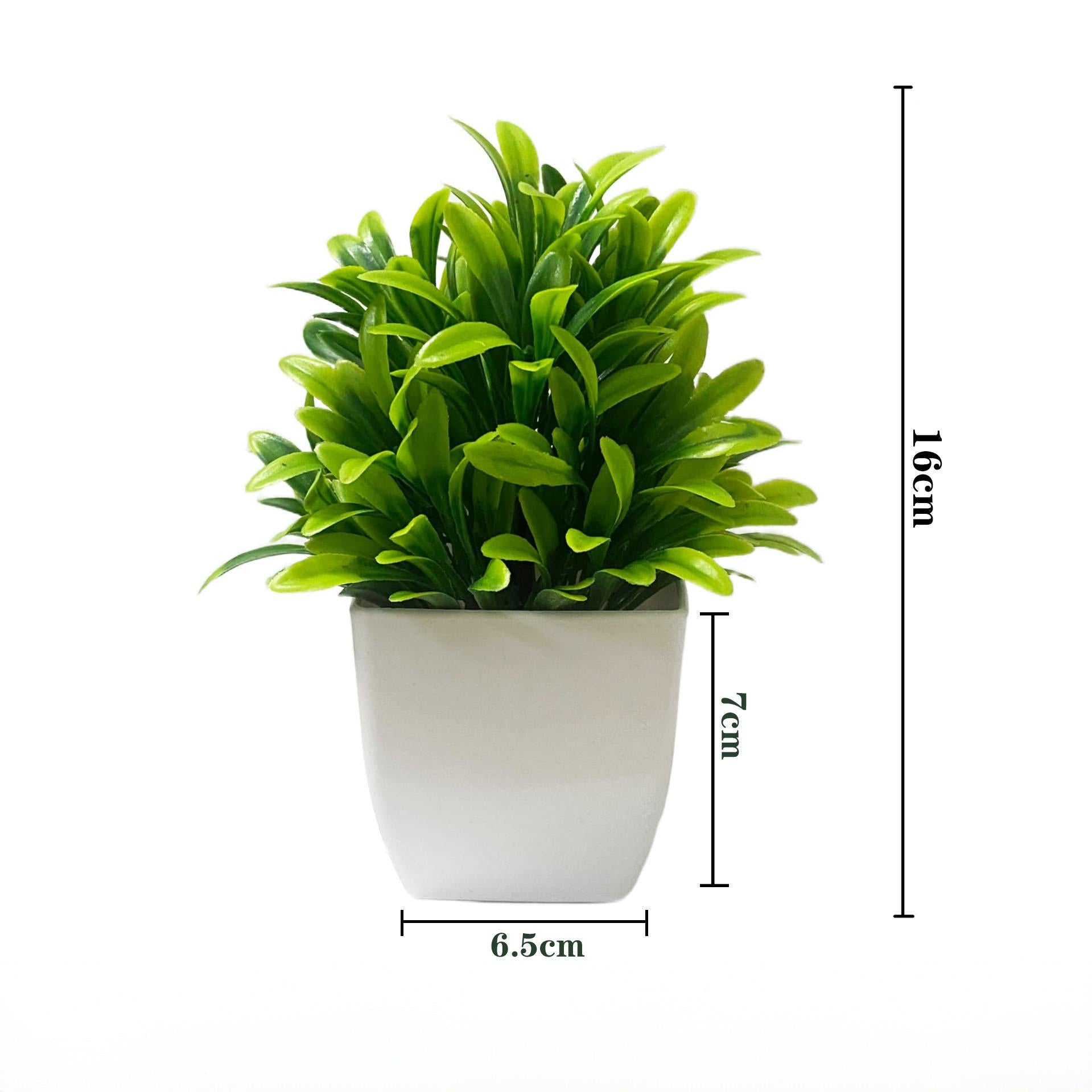 Artificial Christmas Tree Green Potted Plants DIY Room Decor 8