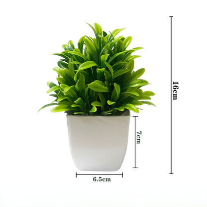 Artificial Christmas Tree Green Potted Plants DIY Room Decor 8
