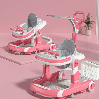 AntiRollover Baby Walker With Learning Toy Multifunctional Infant Walker Without Battery 5