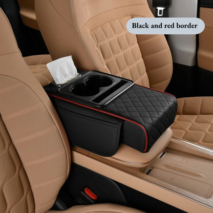 Auto Centre Console Armrest Cushion With Cup Holder  Universal Pad For All Seasons 6