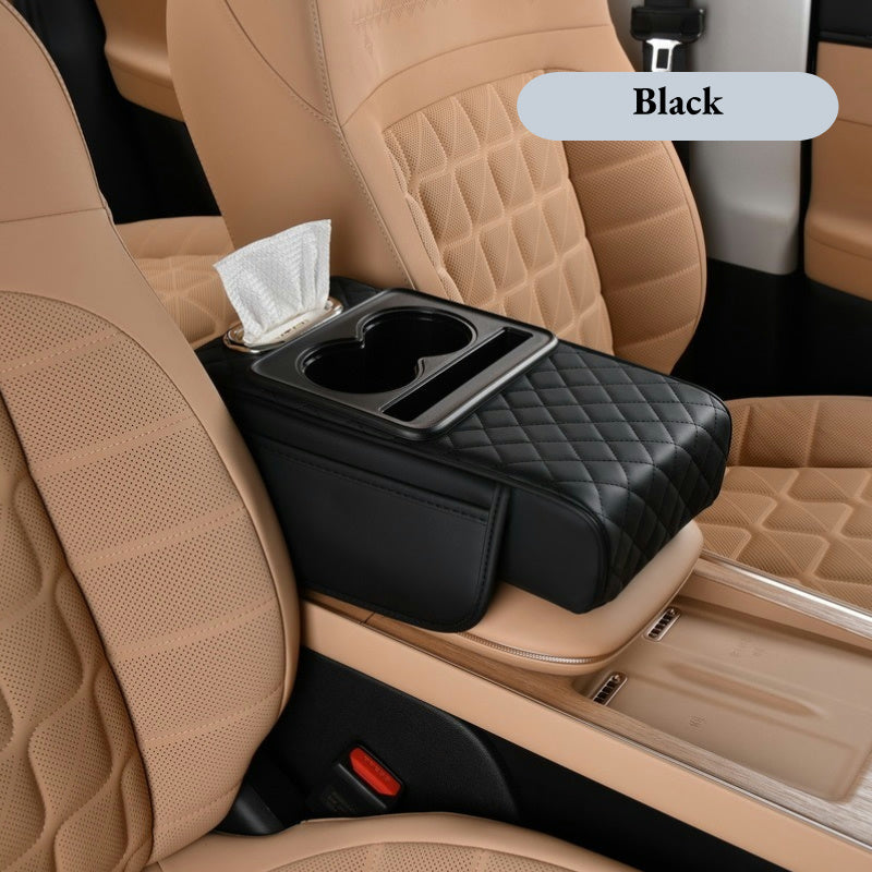Auto Centre Console Armrest Cushion With Cup Holder  Universal Pad For All Seasons 7