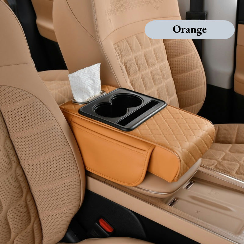 Auto Centre Console Armrest Cushion With Cup Holder  Universal Pad For All Seasons 8