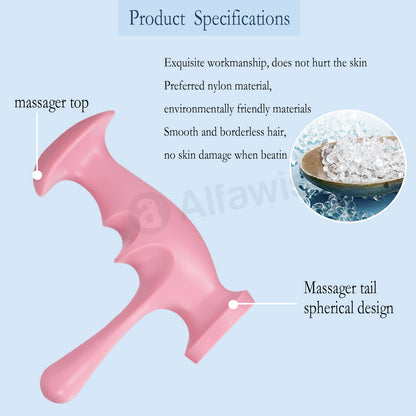 Trigger Point Handheld Massager Reflexology Stick Tshaped Point Thumb Finger Press Best Back Massag 1