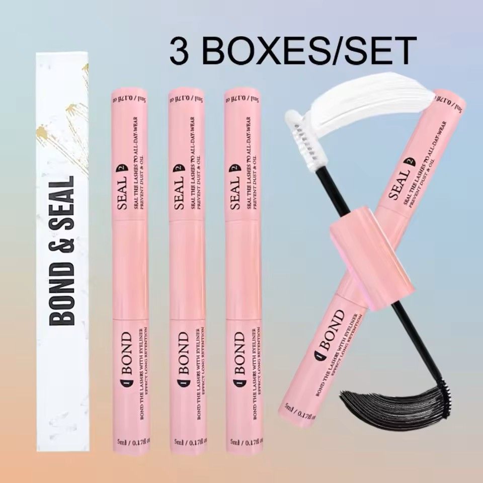 Lash Bond  Seal Extension Kit  Super Strong Hold Adhesive Remover  Tweezers For LongLasting DIY Las