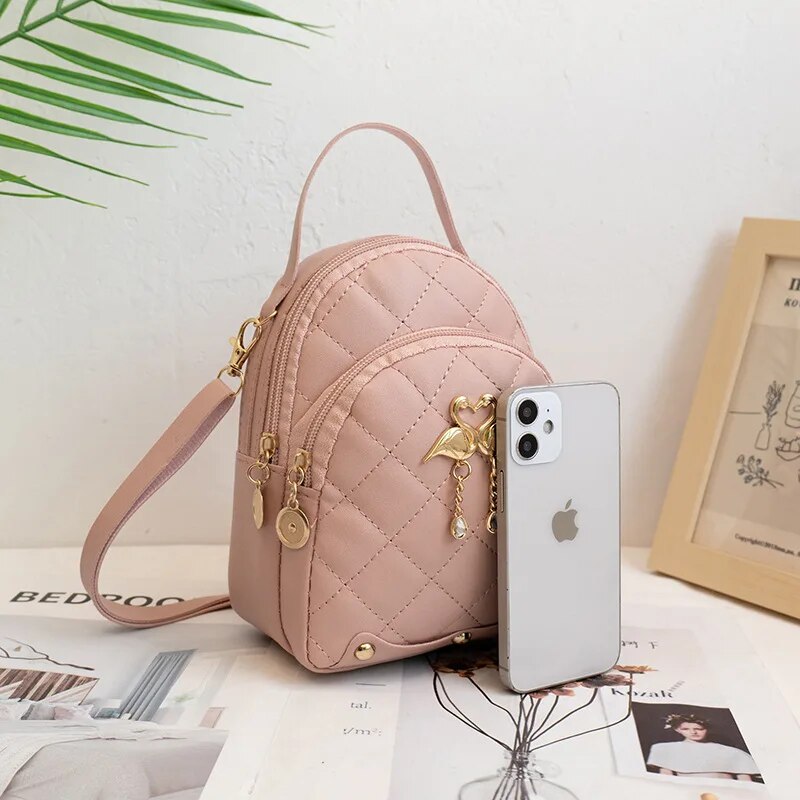 Mini Backpack for Women, Leisure Phone Packs, Rilibegan Women Fashion Backpack