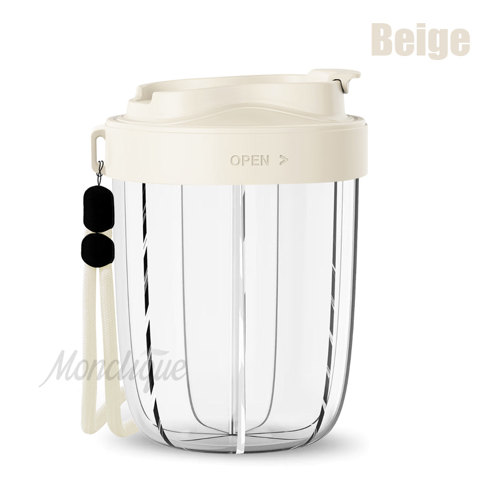 Supplement Organizer for Holding Various Vitamins, 7 Grids Large Pill Cup Bottle, Travel Pill Case Box