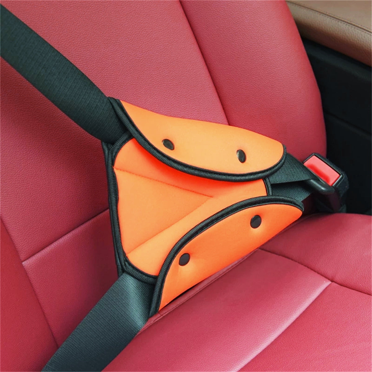 Seat Belt Positioner Car Anti Neck Shoulder Cover, Adjustable Seat Belt Neck Positioner for Baby Comfort