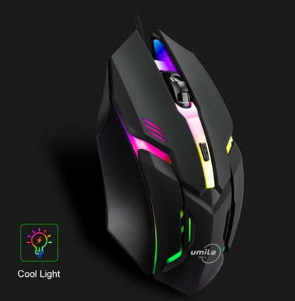 Ergonomic Gaming Mouse with USB Backlit, Latest High Quality Design for Desktop, Laptop