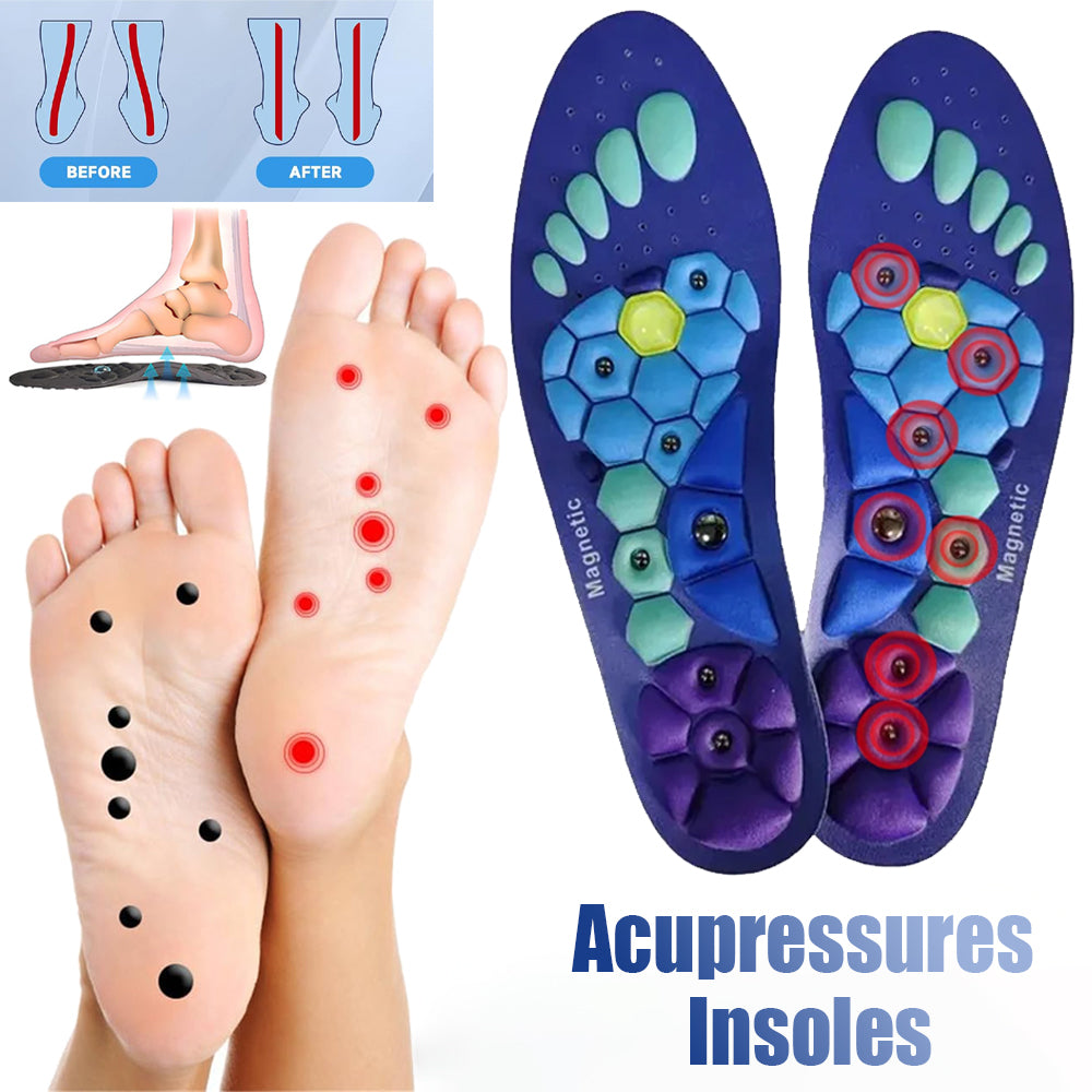 Magnetic Therapy Insoles Antifatigue Insole Foot Arch Support Weight Loss Shoe Pads 1