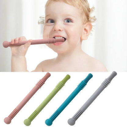 Silicone Molar Straw Baby, Teething Toys Molar Silicone, Baby Chewable Safe Toy