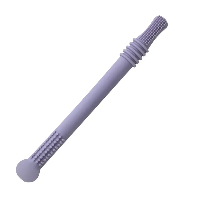 Silicone Molar Straw Baby Teething Toys Molar Silicone Baby Chewable Safe Toy 7