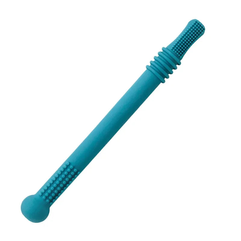 Silicone Molar Straw Baby Teething Toys Molar Silicone Baby Chewable Safe Toy 10