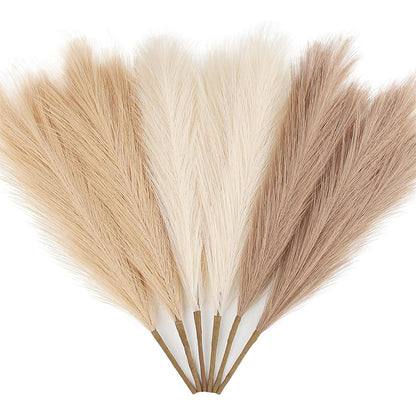 Artificial Pampas Grass Decor, Bohemian Reed for Flower Wedding, Floral Table Arrangement for Home Christmas Decoration