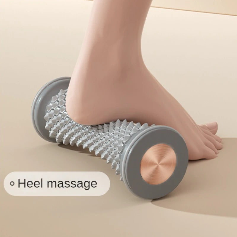 Manual Foot Massager Roller, Plastic Plantar Fascia Roller for Muscle Relaxation and Yoga Care