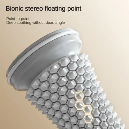 Manual Foot Massager Roller, Plastic Plantar Fascia Roller for Muscle Relaxation and Yoga Care