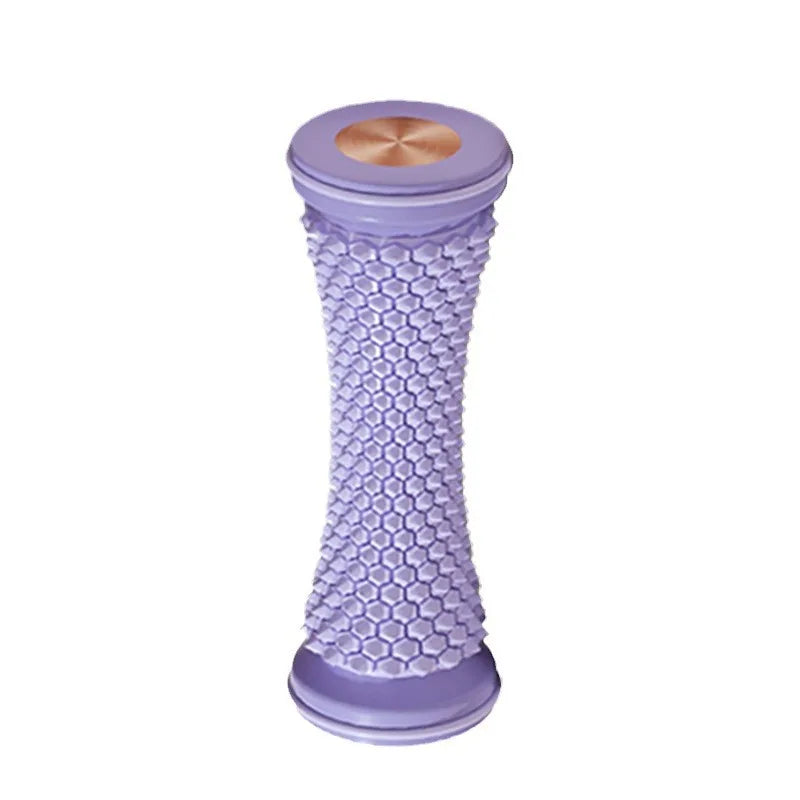 Manual Foot Massager Roller, Plastic Plantar Fascia Roller for Muscle Relaxation and Yoga Care