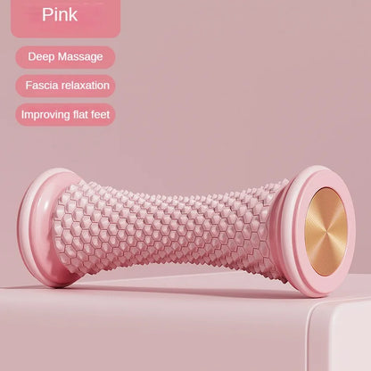 Manual Foot Massager Roller, Plastic Plantar Fascia Roller for Muscle Relaxation and Yoga Care