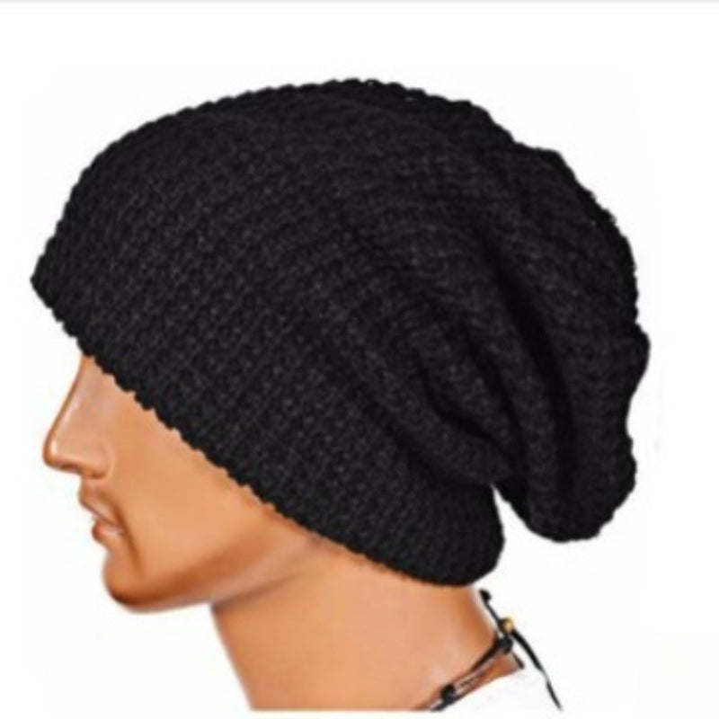 Versatile Windproof Knitted Cap Trendy Beanies Hat for Men, Warm Windproof Knitted Cap Trendy Versatile Beanies Hat