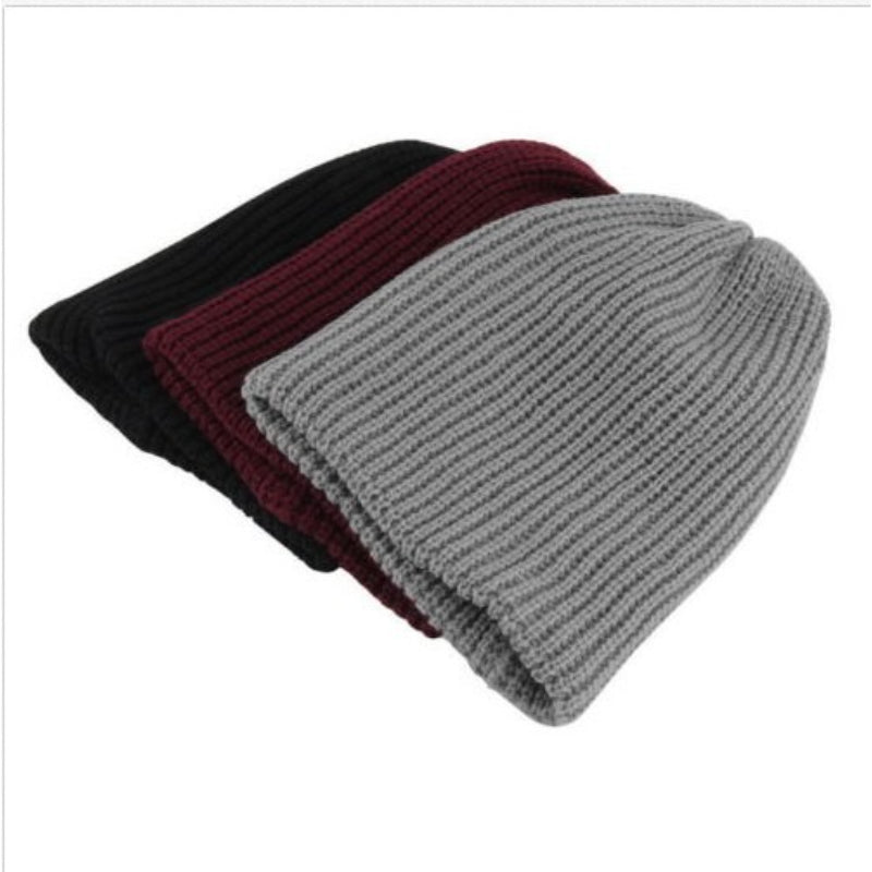 Versatile Windproof Knitted Cap Trendy Beanies Hat for Men, Warm Windproof Knitted Cap Trendy Versatile Beanies Hat