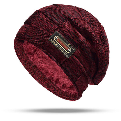 Thick Winter Knitted Hats For Men And Women New Unisex Beanie Fur Lined Warm Hats For Men  Women Dr 6