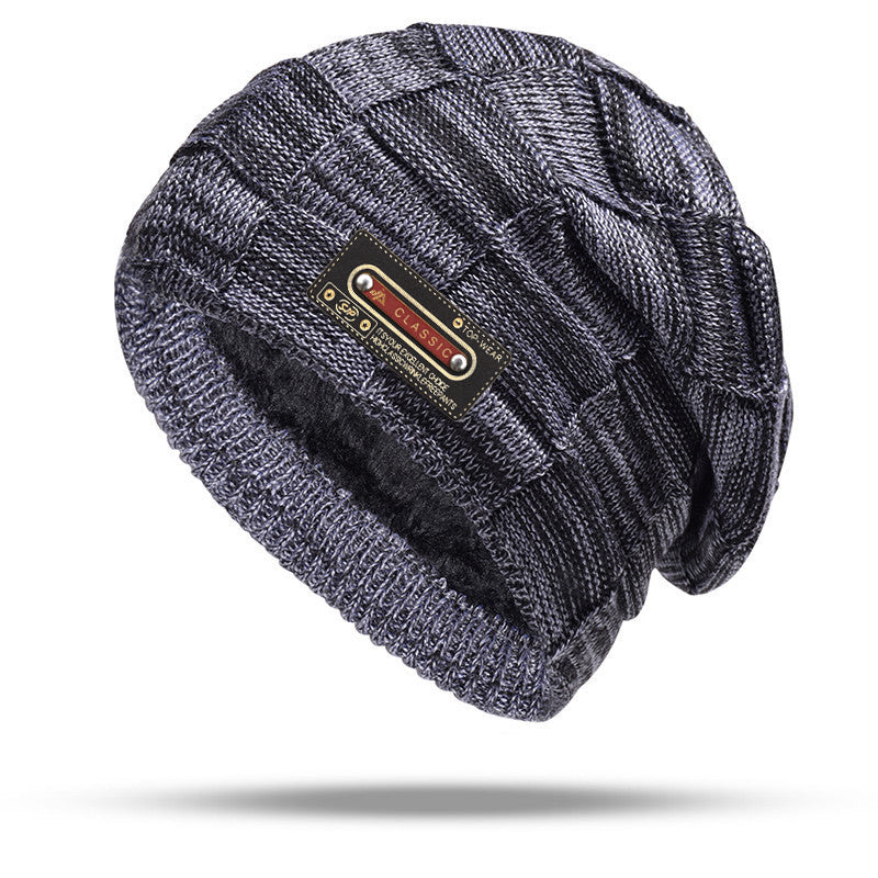 Thick Winter Knitted Hats For Men And Women New Unisex Beanie Fur Lined Warm Hats For Men  Women Dr 8