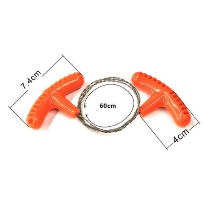 Portable Stainless Steel Wire Saw Outdoor Camping Hiking Pocket Cutting Chain Survival Tool 4