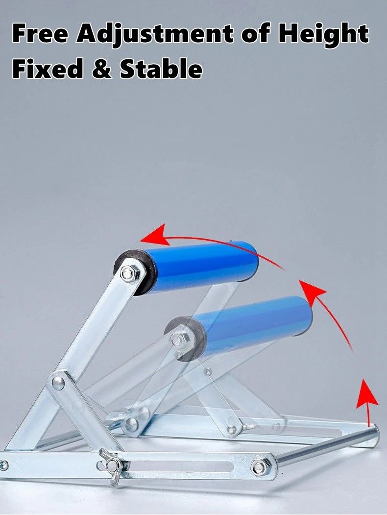 PrecisionLift Adjustable Height Roller Stand For Table  Miter Saws 3