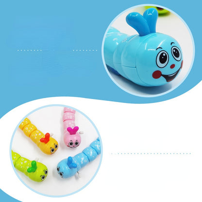 Piece Caterpillar Clockwork, Cute Cartoon Animals Wind Up, Crawling Toy Baby Gift for Kids, Caterpillar Shape Toys