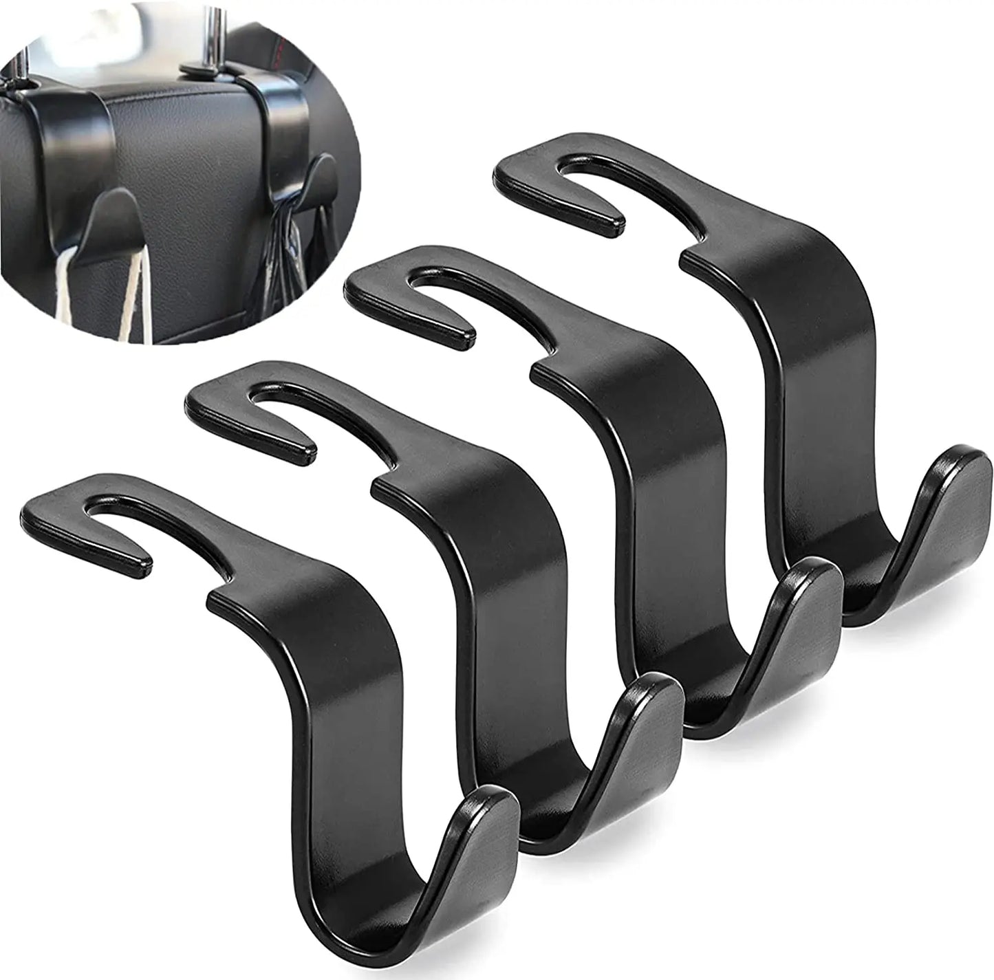 Auto Fastener Hangers, Car Storage, Hooks for Bags, Front Seat Headrest Organizer